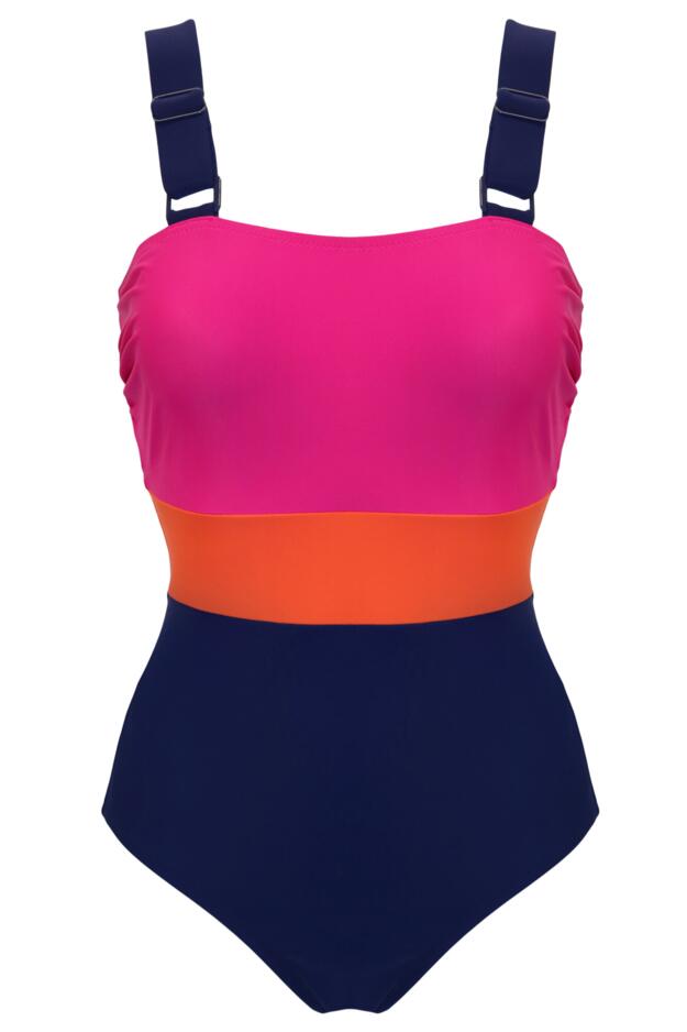 Palm Springs Colour Block Tummy Control Swimsuit