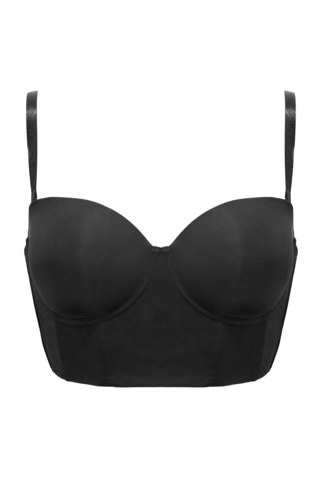 Definitions Strapless Low Back Longline Bustier