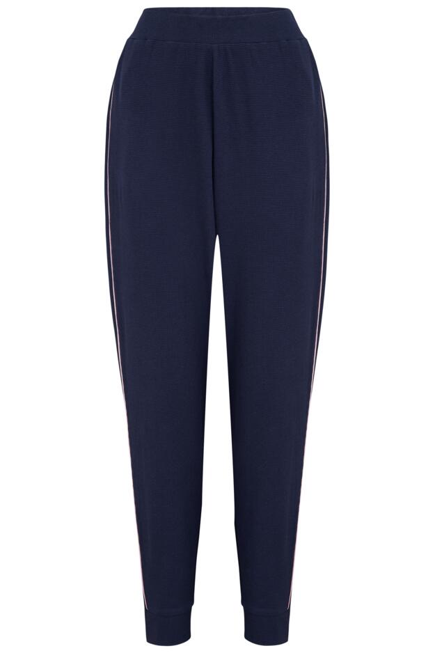 Waffle Loungewear Side Stripe Hoodie and Jogger Set