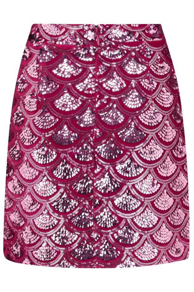 Selena Velvet Sequin Mini Skirt 