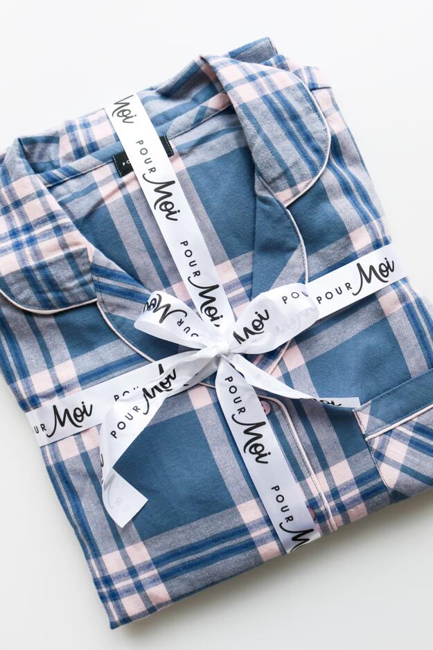 Cosy Check Brushed Cotton Pyjama Gift Set