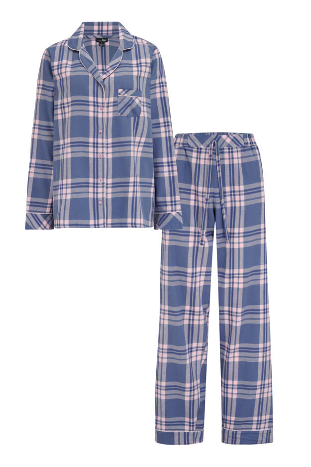 Cosy Check Brushed Cotton Pyjama Gift Set