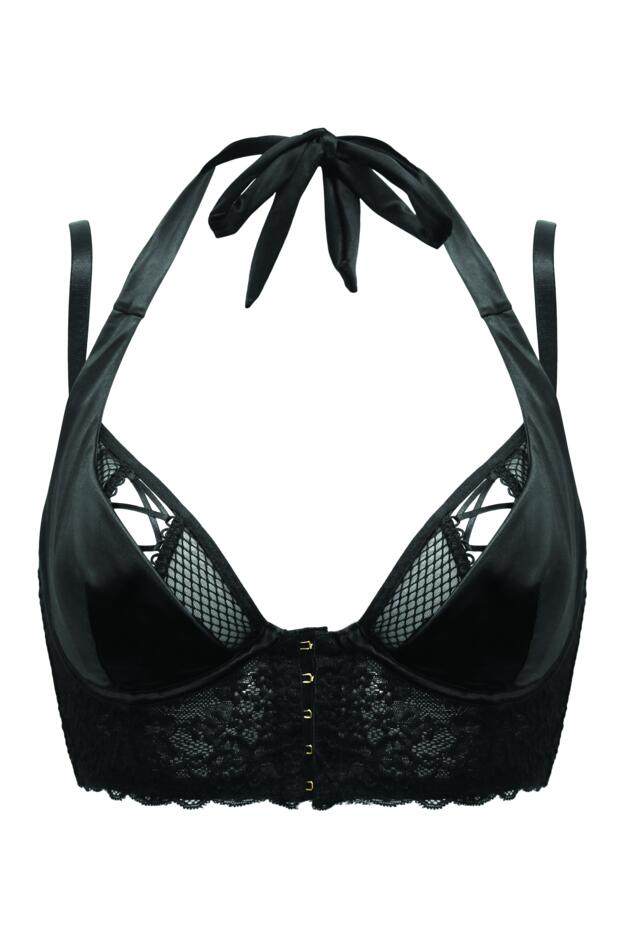 Suspense Laced Up Double Layer Front Fastening Bra