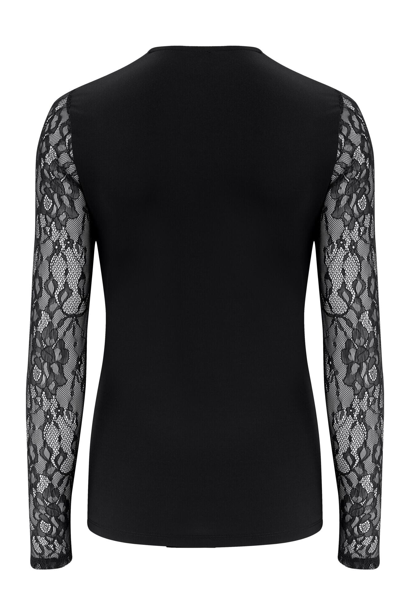 【MOILLY】Layered Lace Long Sleeve 4th & Reckless lace long sleeve top in white - part of a set