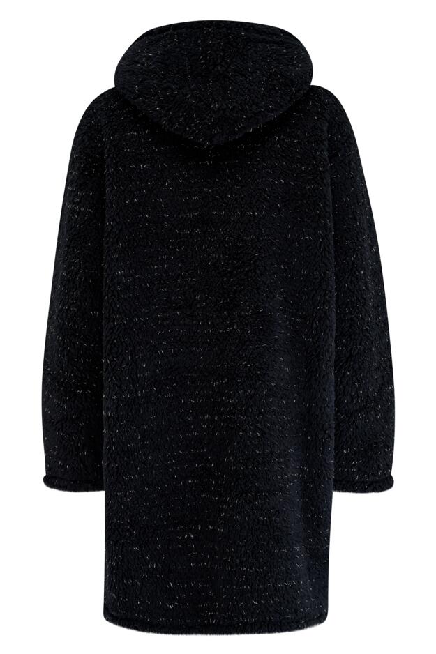 Metallic Cosy Fleece Oversized Lounge Hoodie