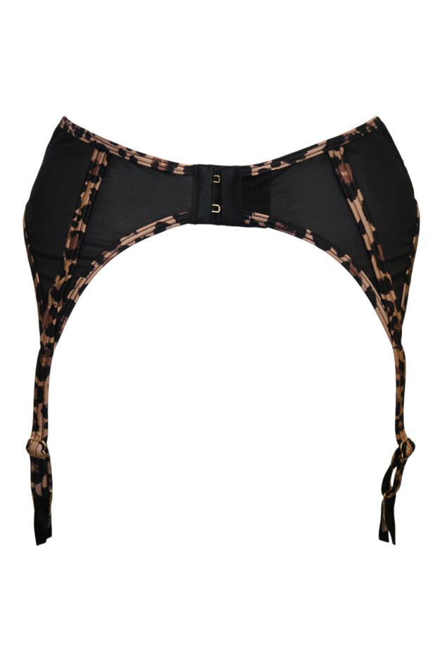 India Leopard Embroidered Suspender