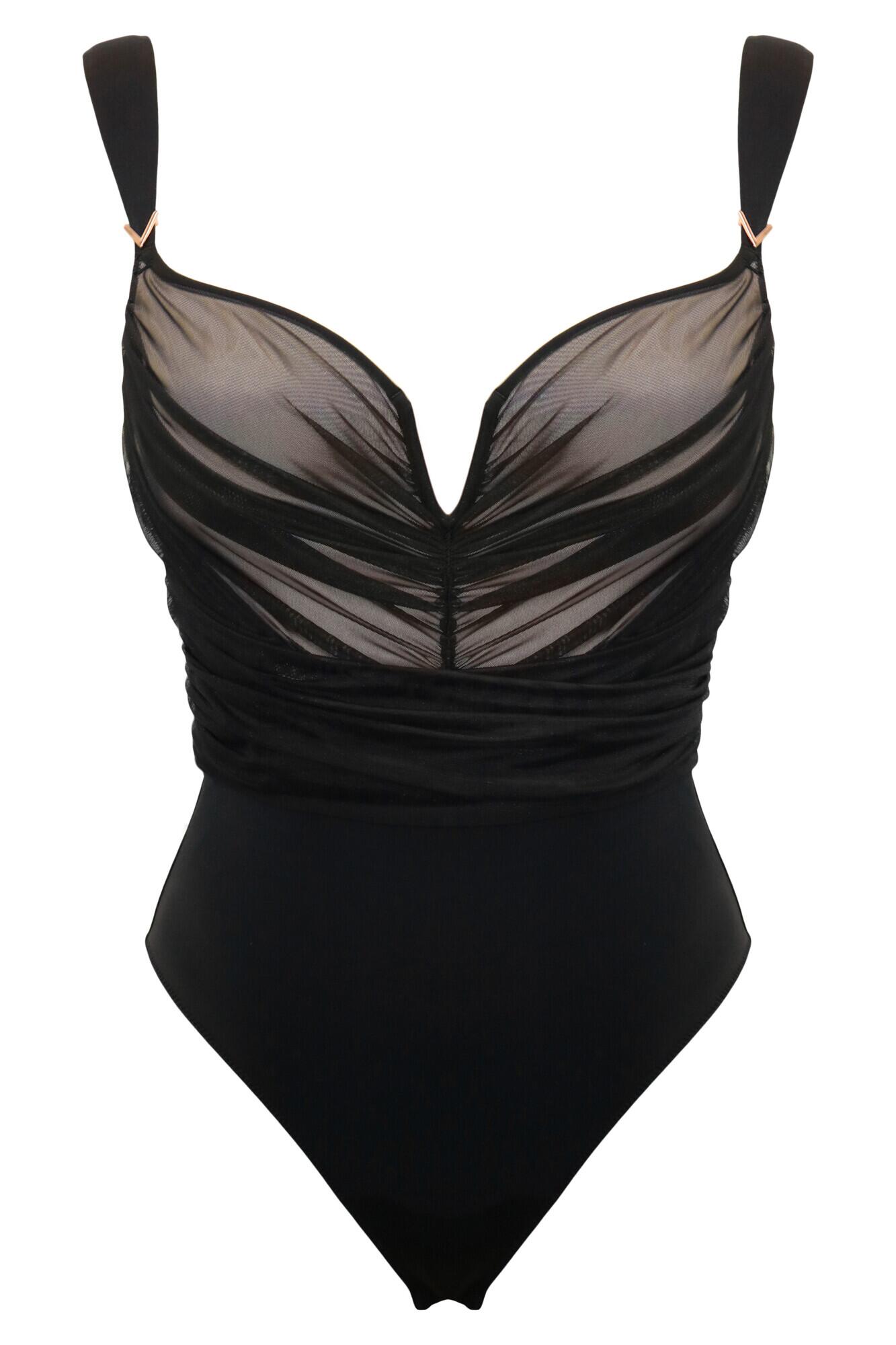 トップス the led thread S ruched sculpt body lace THEREDTHREAD / ザレッドスレッド】S ruched sculpt body lace