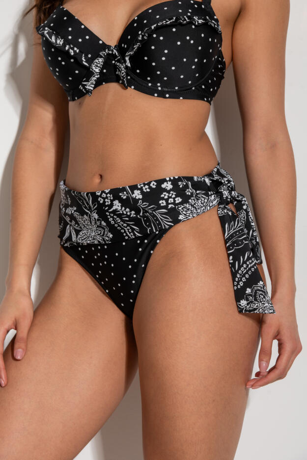 Getaway Fold Over Tie Bikini Brief