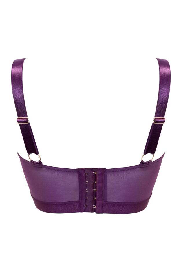 India Embroidery Underwired Bustier B-H