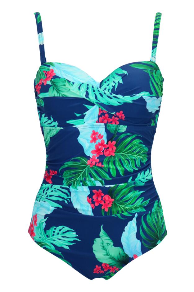 Petite Santa Monica Strapless Tummy Control Swimsuit