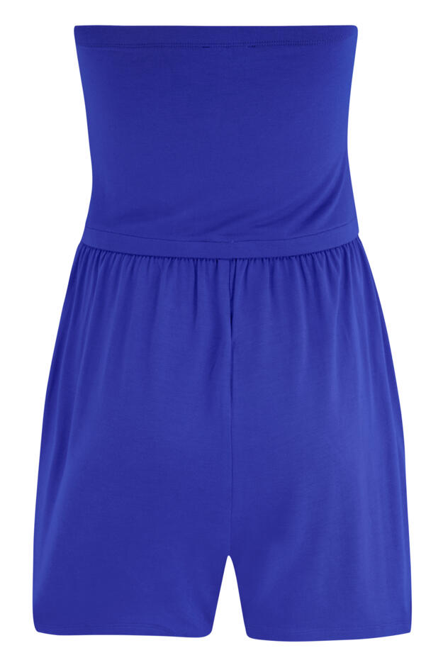 Strapless Jersey Beach Playsuit with LENZING™ ECOVERO™ Viscose