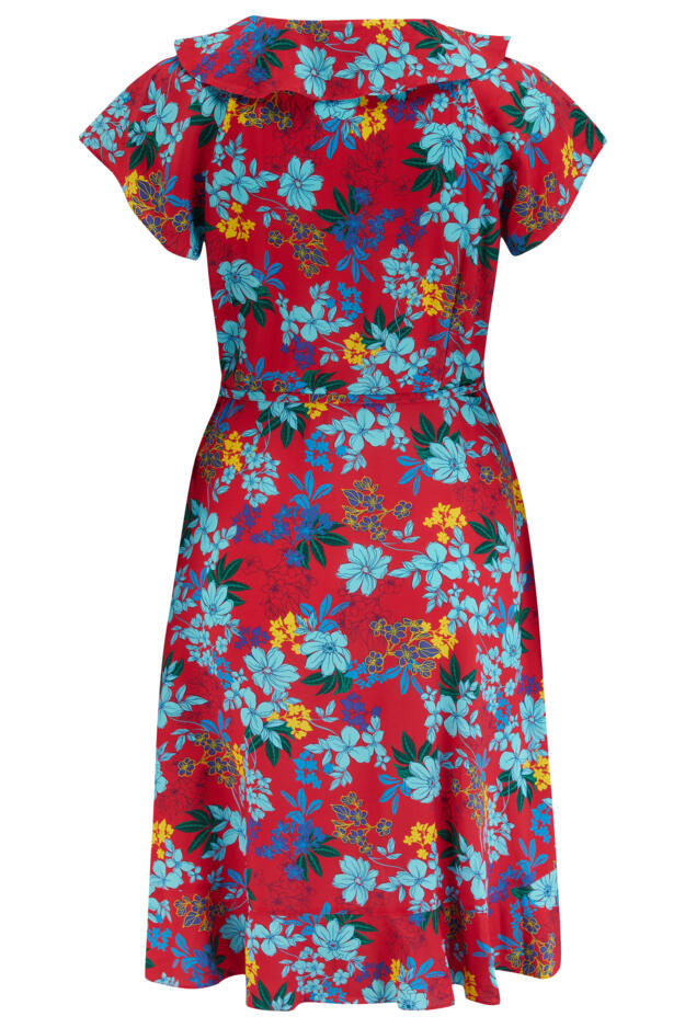 Penny Frill Wrap Beach Dress