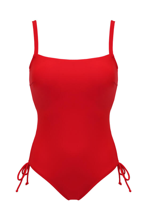 Square Neck Adjustable Underwired Swimsuit