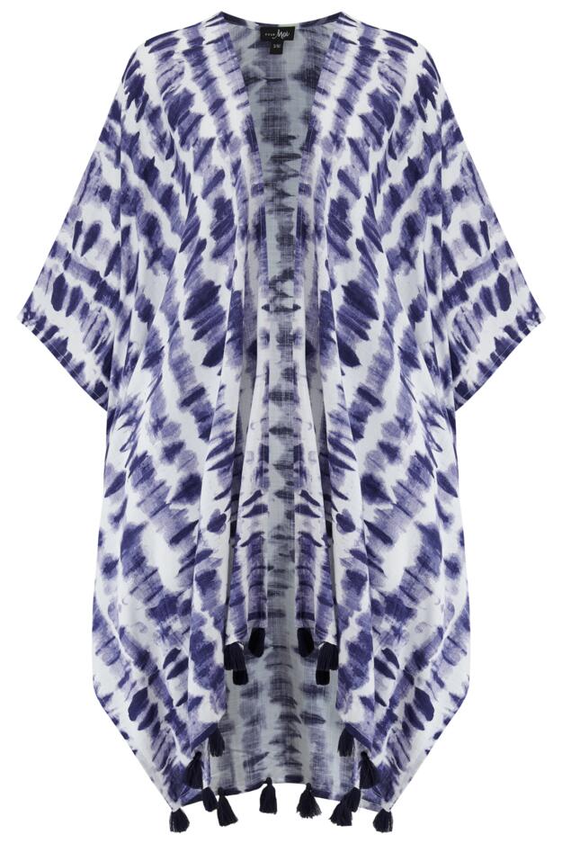 Woven Tassel Kimono