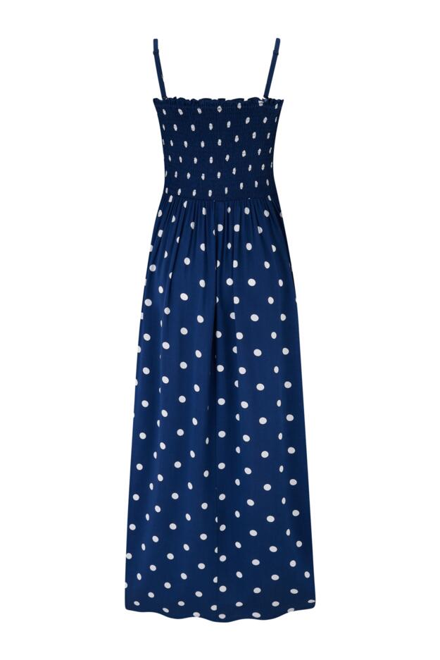 Emma Strapless Shirred Bodice Maxi Beach Dress