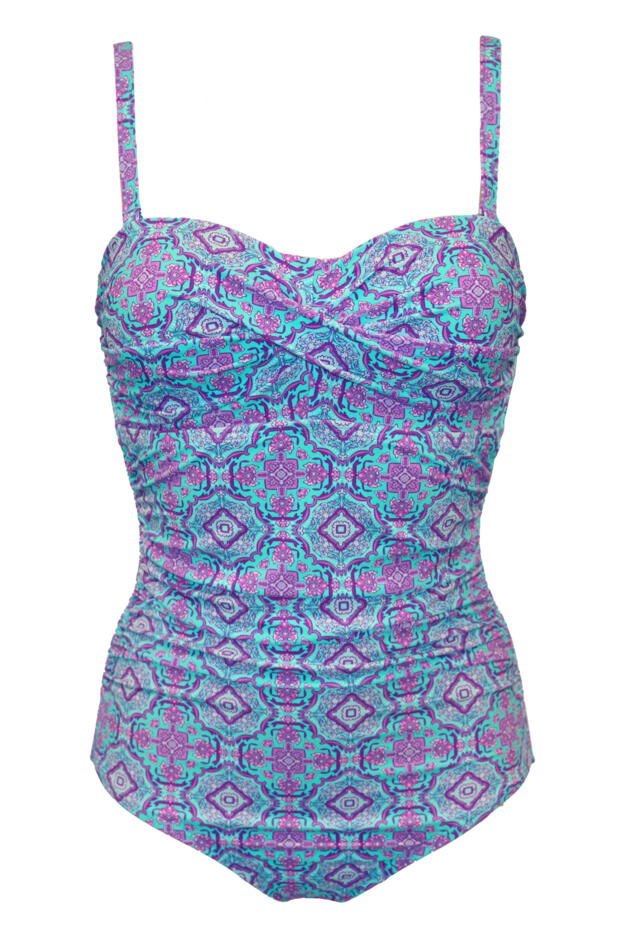 Santa Monica Strapless Tummy Control Swimsuit