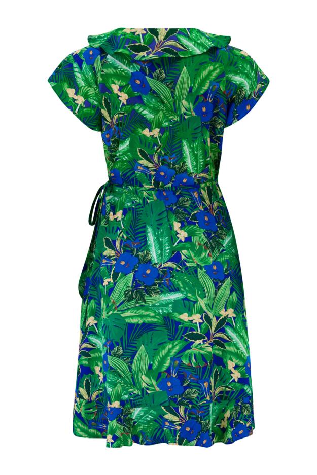 LENZING™ ECOVERO™ Viscose Frill Wrap Beach Dress 