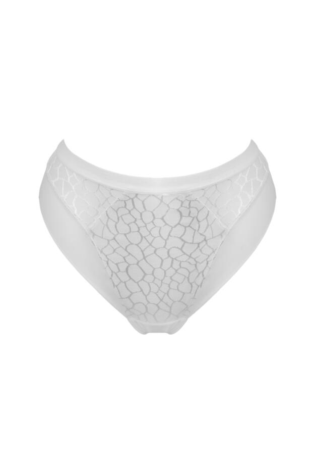 Geo Sculpt High Leg Midi Brief
