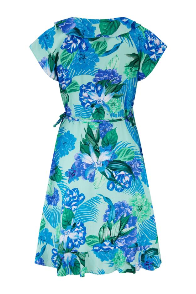 Penny Frill Wrap Beach Dress