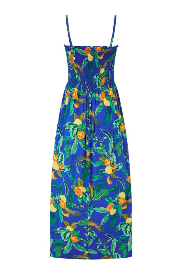 Emma Strapless Shirred Bodice Maxi Beach Dress