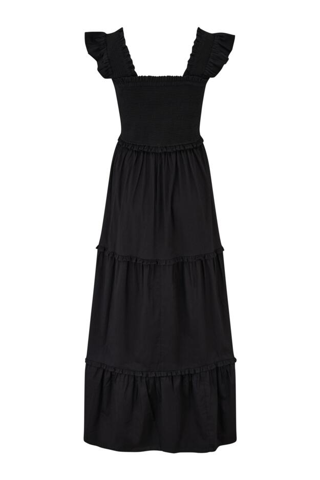 Lucy Cotton Poplin Tiered Midaxi Dress
