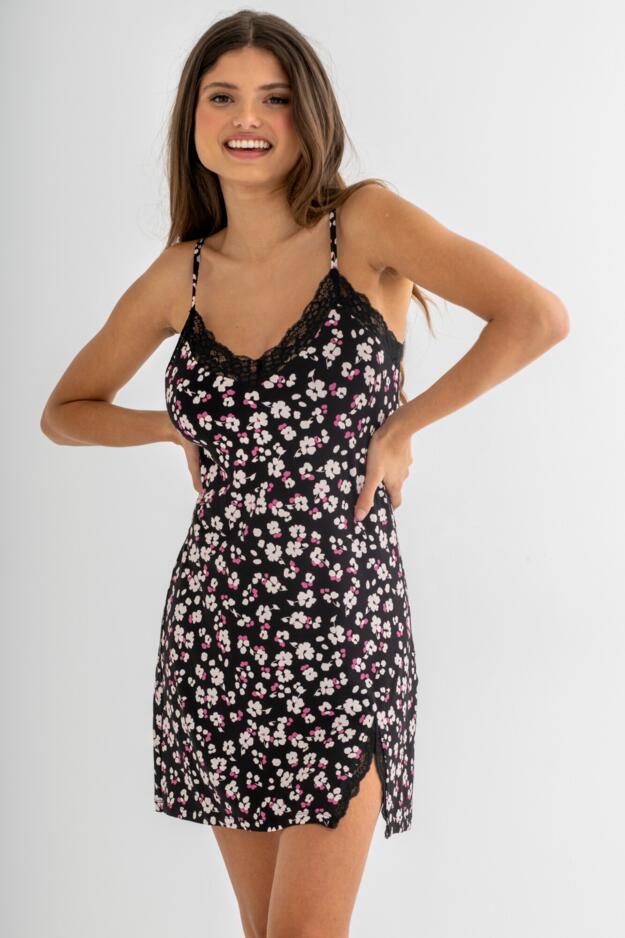 Sofa Loves Lace Hidden Support Strappy Jersey Chemise