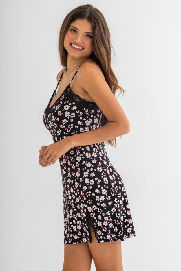 Sofa Loves Lace Hidden Support Strappy Jersey Chemise