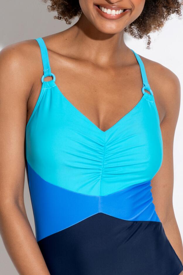 Brighton V-Neck Tummy Control Swimsuit 
