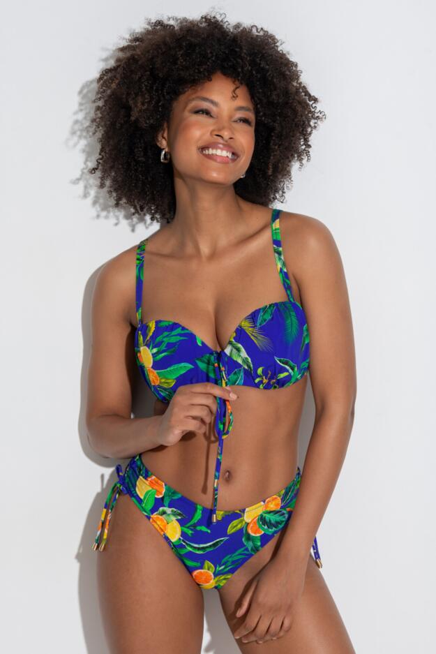 Santa Cruz Strapless Lightly Padded Underwired Bikini Top