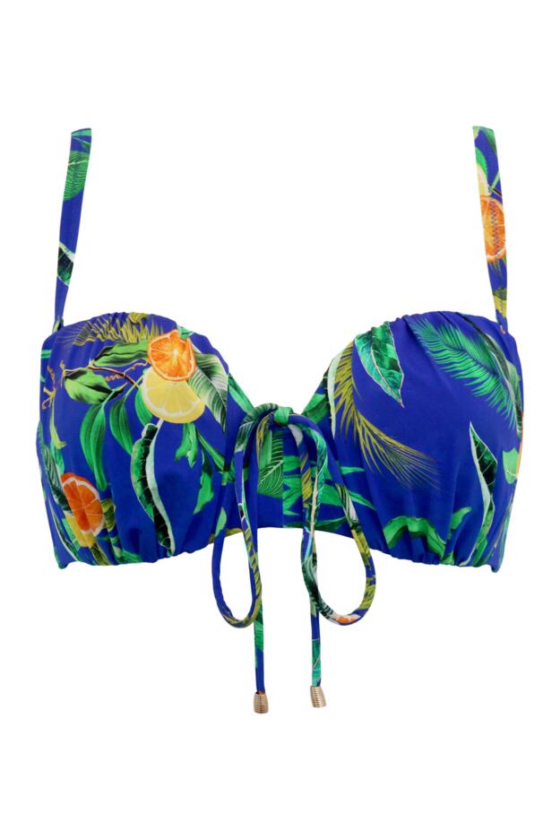 Santa Cruz Strapless Lightly Padded Underwired Bikini Top