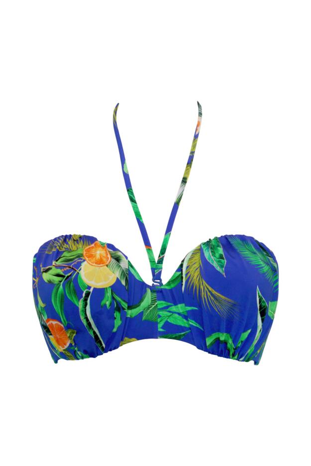 Santa Cruz Strapless Lightly Padded Underwired Bikini Top