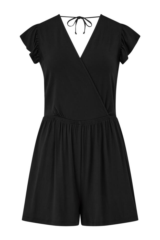 Jersey Frill Beach Playsuit