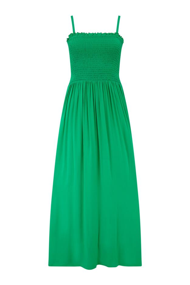 Emma Strapless Shirred Bodice Maxi Beach Dress