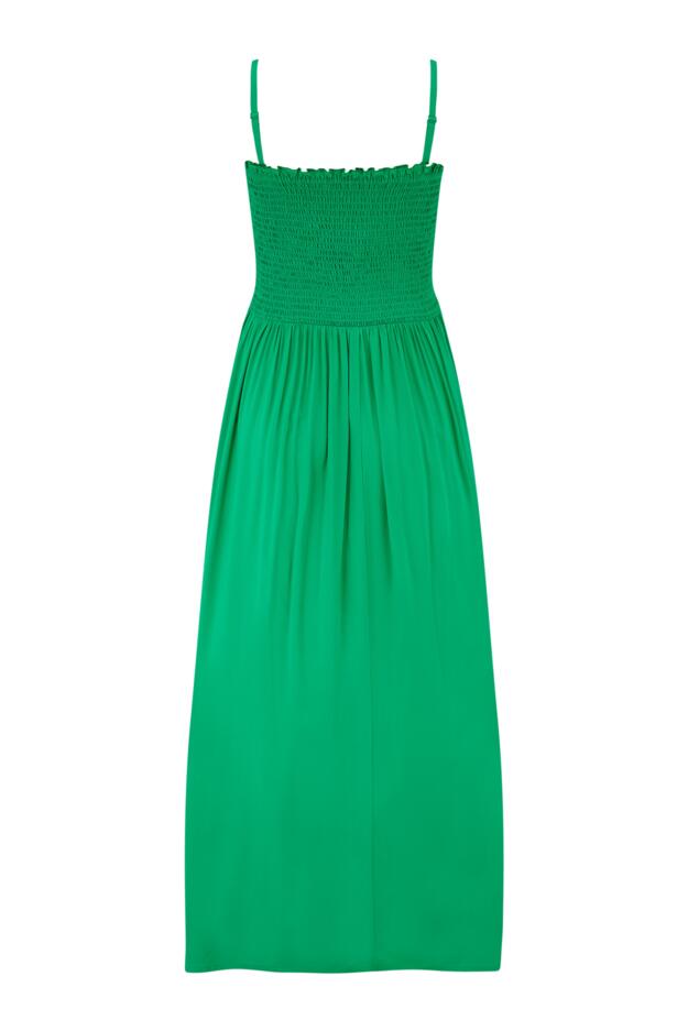 Emma Strapless Shirred Bodice Maxi Beach Dress