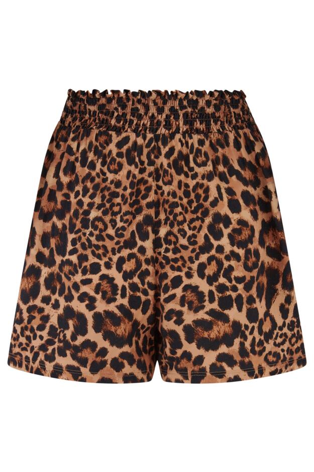 Shirred Waist Woven Beach Short