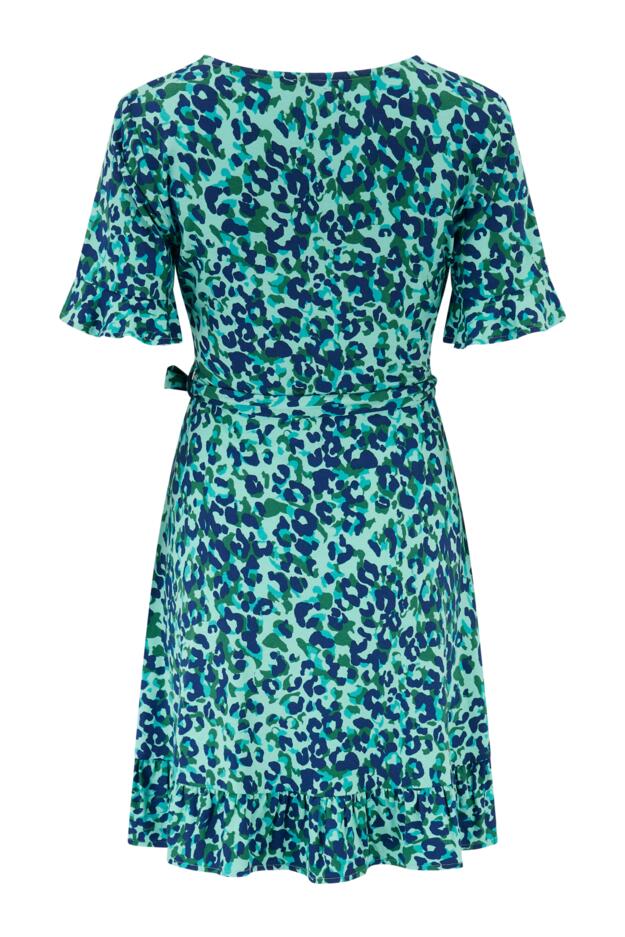 Birdie Stretch Viscose Jersey Wrap Front Dress