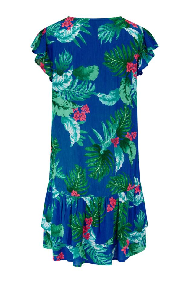 Gracie Crinkle Frill Swing Beach Dress