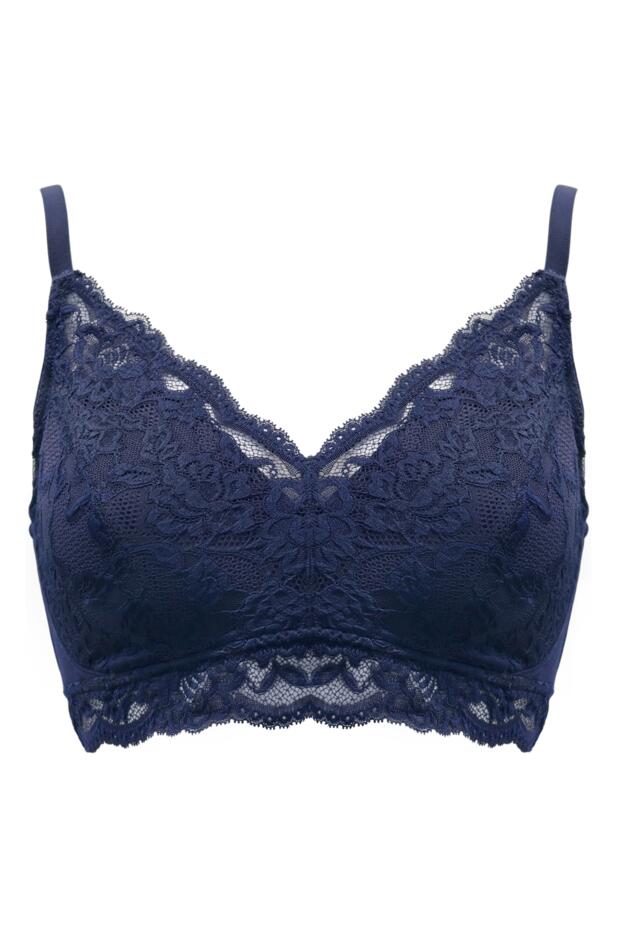 Love To Lounge Lace and Modal Rib Non-Wired Bra B-G