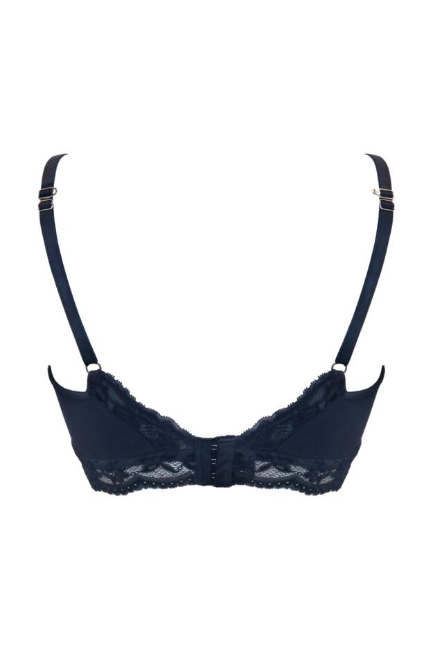 Love To Lounge Lace and Modal Rib Non-Wired Bra B-G