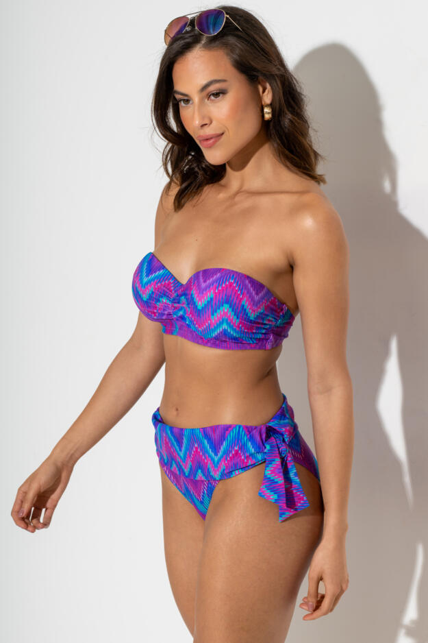 Malibu Tie Foldover Bikini Brief