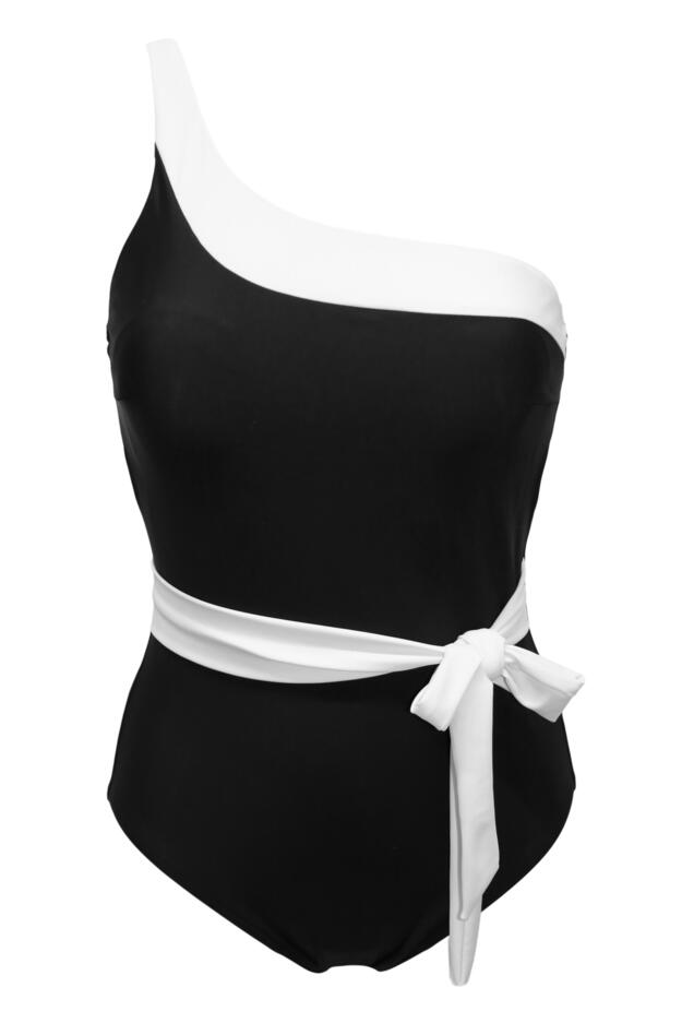 Genoa One Shoulder Tummy Control Swimsuit