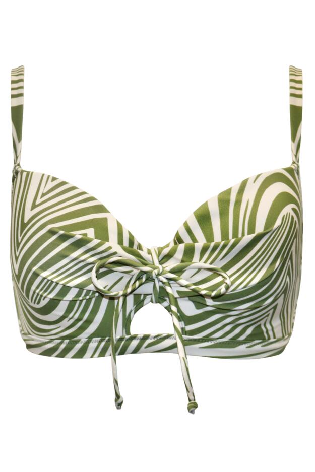 Maya Bay Padded Underwired Tie Bikini Top 