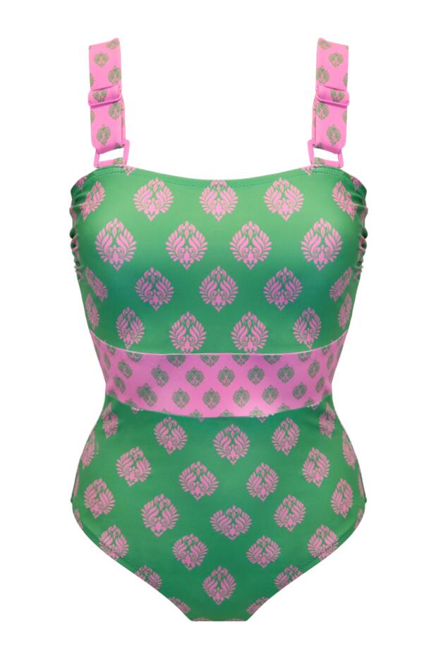 Palm Springs Colour Block Tummy Control Swimsuit
