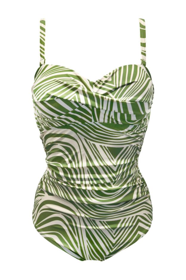 Santa Monica Strapless Tummy Control Swimsuit