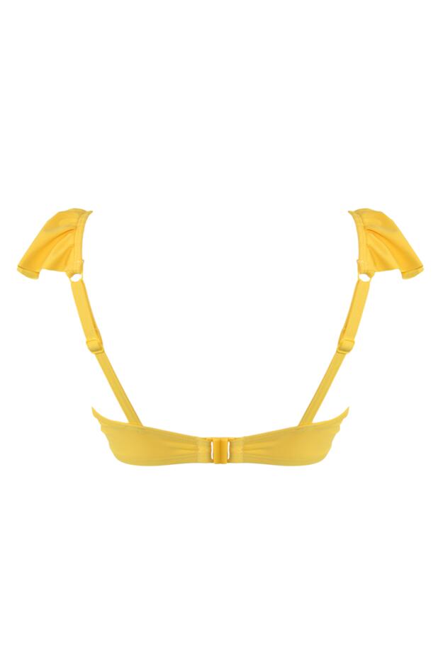 Bermuda Underwired Non-Padded Frill Bikini Top