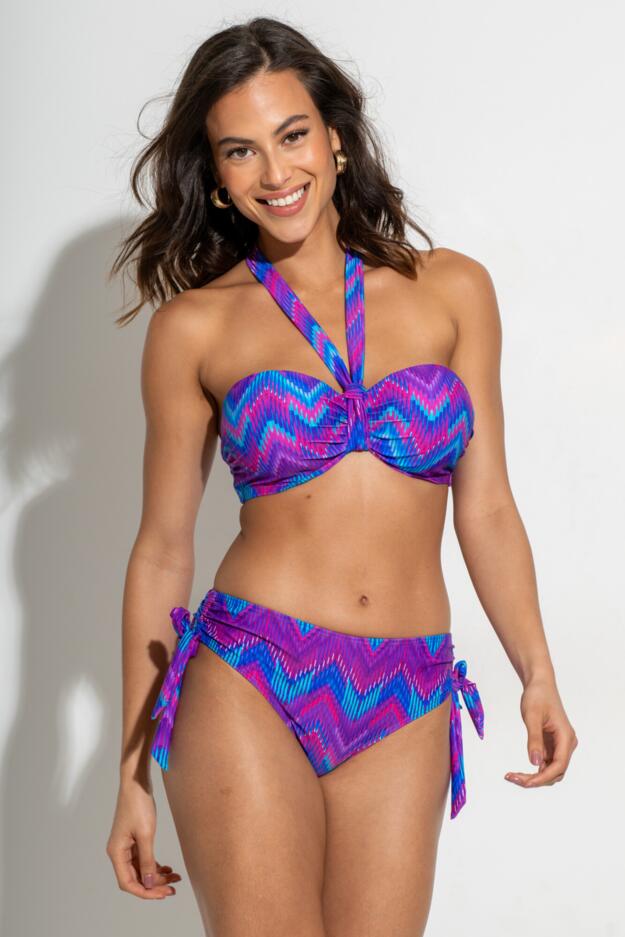 Malibu Strapless Underwired Lightly Padded Halter Bikini Top