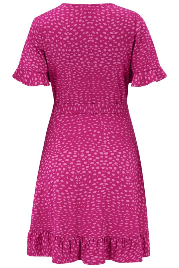 Birdie Stretch Viscose Jersey Wrap Front Dress