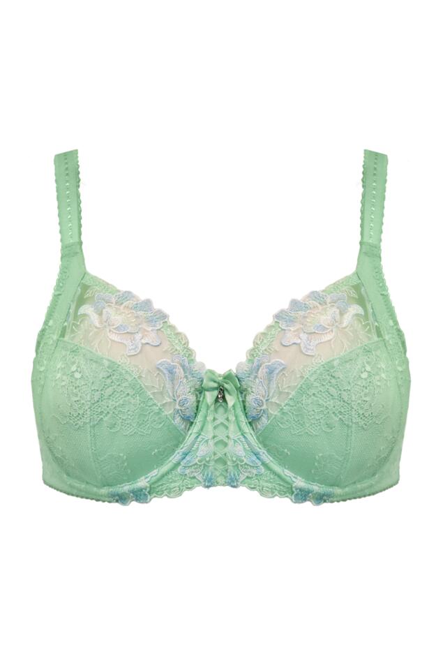 Sofia Lace Embroidered Side Support Bra D-J