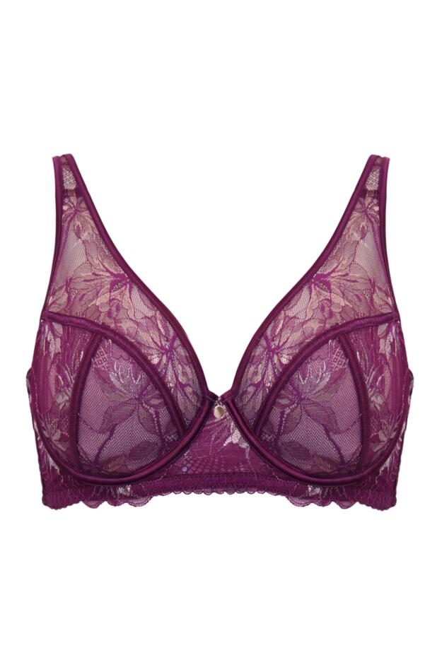 Sonnet Two-Tone Lace High Apex Non-Padded Bra B-G
