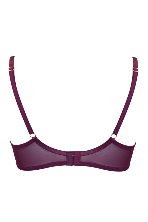 Sonnet Two Tone Lace Padded Push-Up Bra 